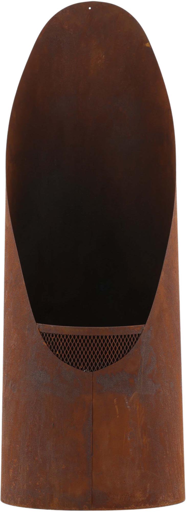 Entdecken Sie den Bastian Feuerkorb von Venture Home – stilvoller Stahl, 360-Grad-Sicht und perfekte Wärme für gesellige Abende im Freien.