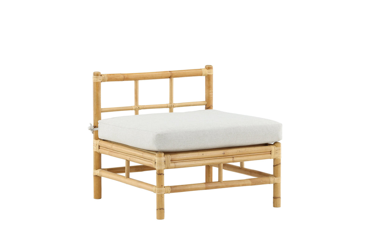 Cane Mittelteil Sofa in Natur präsentiert im Onlineshop von KAQTU Design AG. Lounge Sofa ist von Venture Home