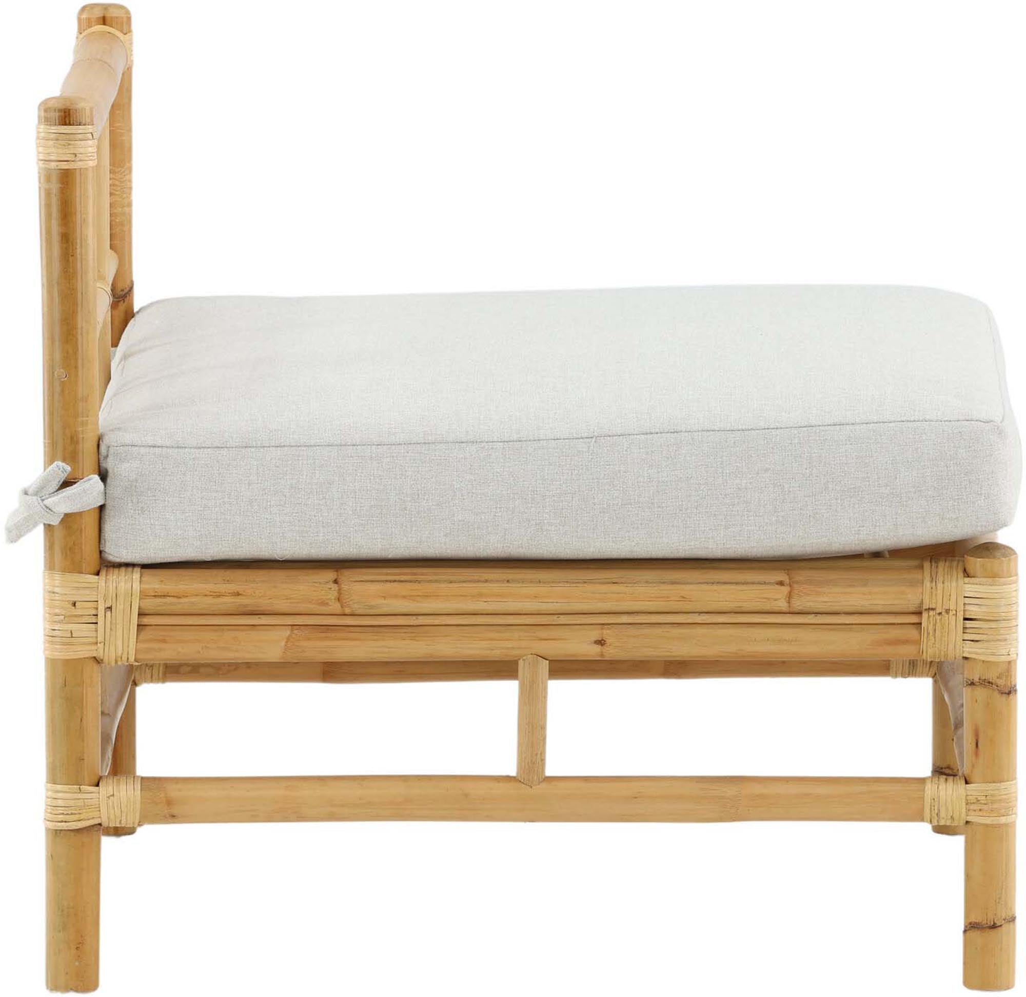 Cane Mittelteil Sofa von Venture Home: Stilvolles Rattan-Sofa für entspannte Momente im Freien. Ideal für Garten und Terrasse.