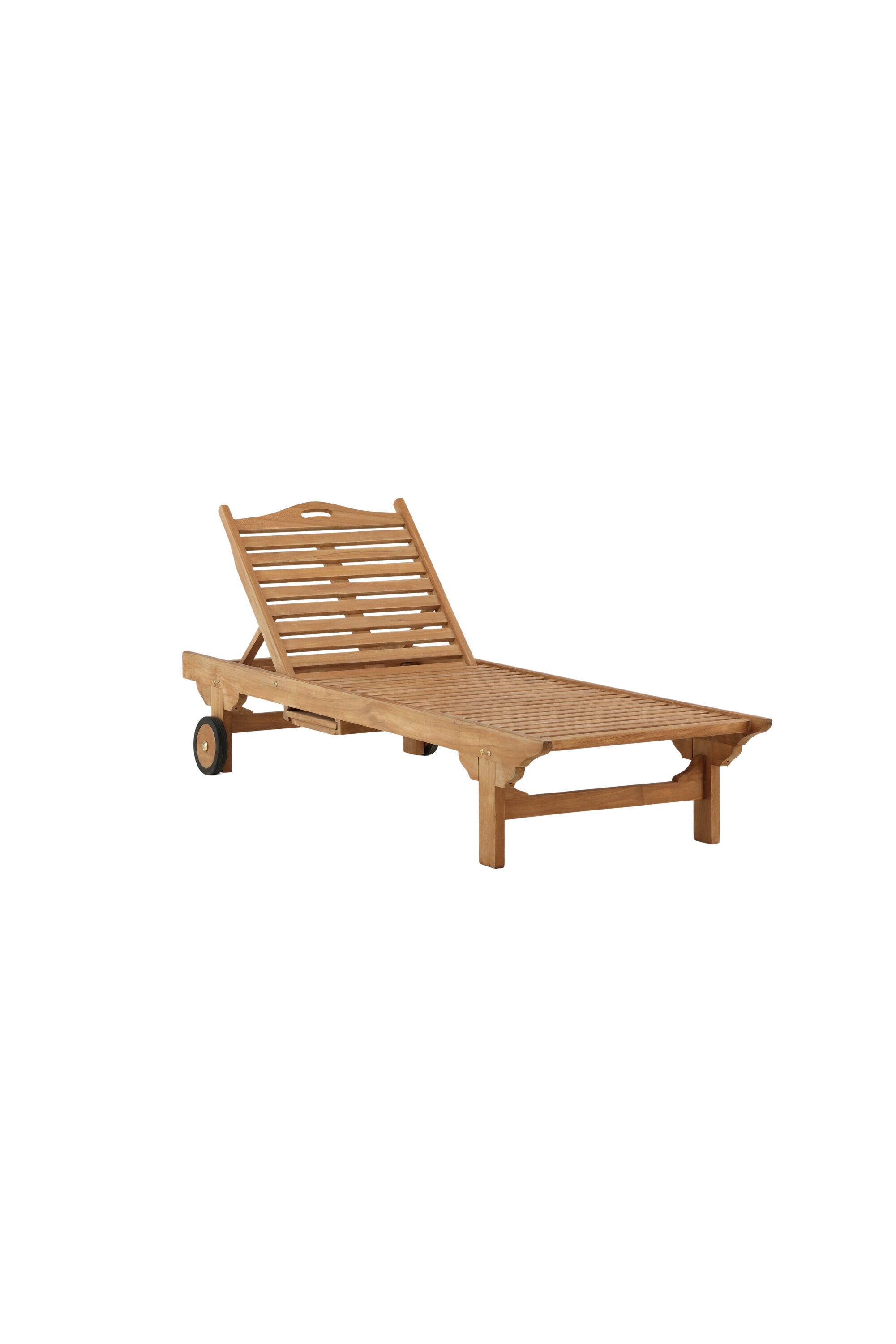 Ghana Sun Lounge in Natur präsentiert im Onlineshop von KAQTU Design AG. Liegestuhl ist von Venture Home