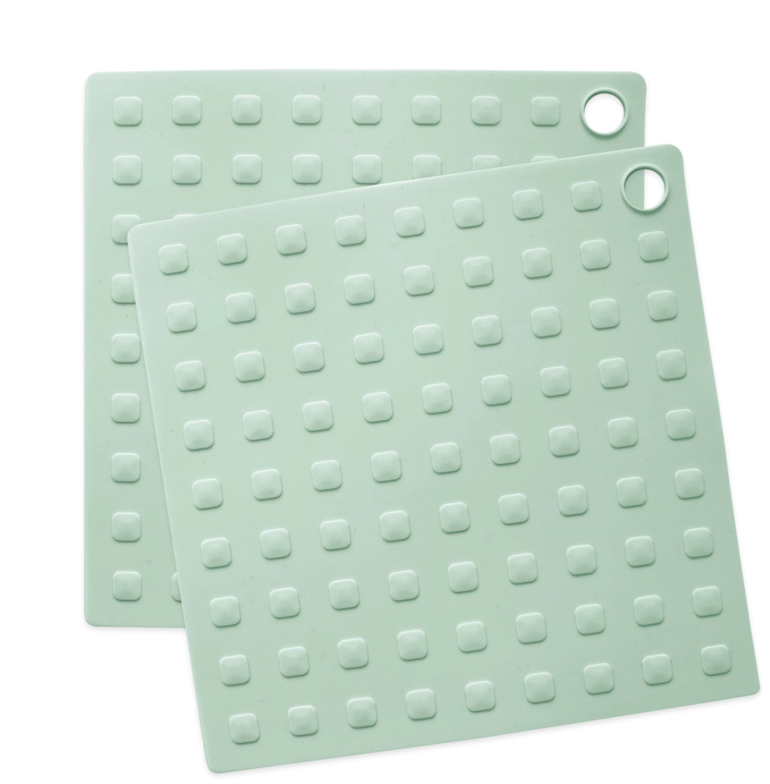 Set of 2 silicone pot holders 19.9x19.9cm