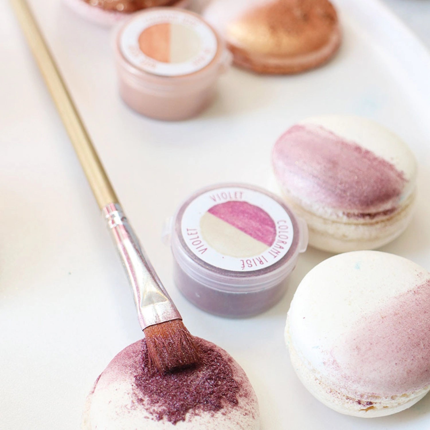 9er Set künstliche Lebensmittelfarben irisierend