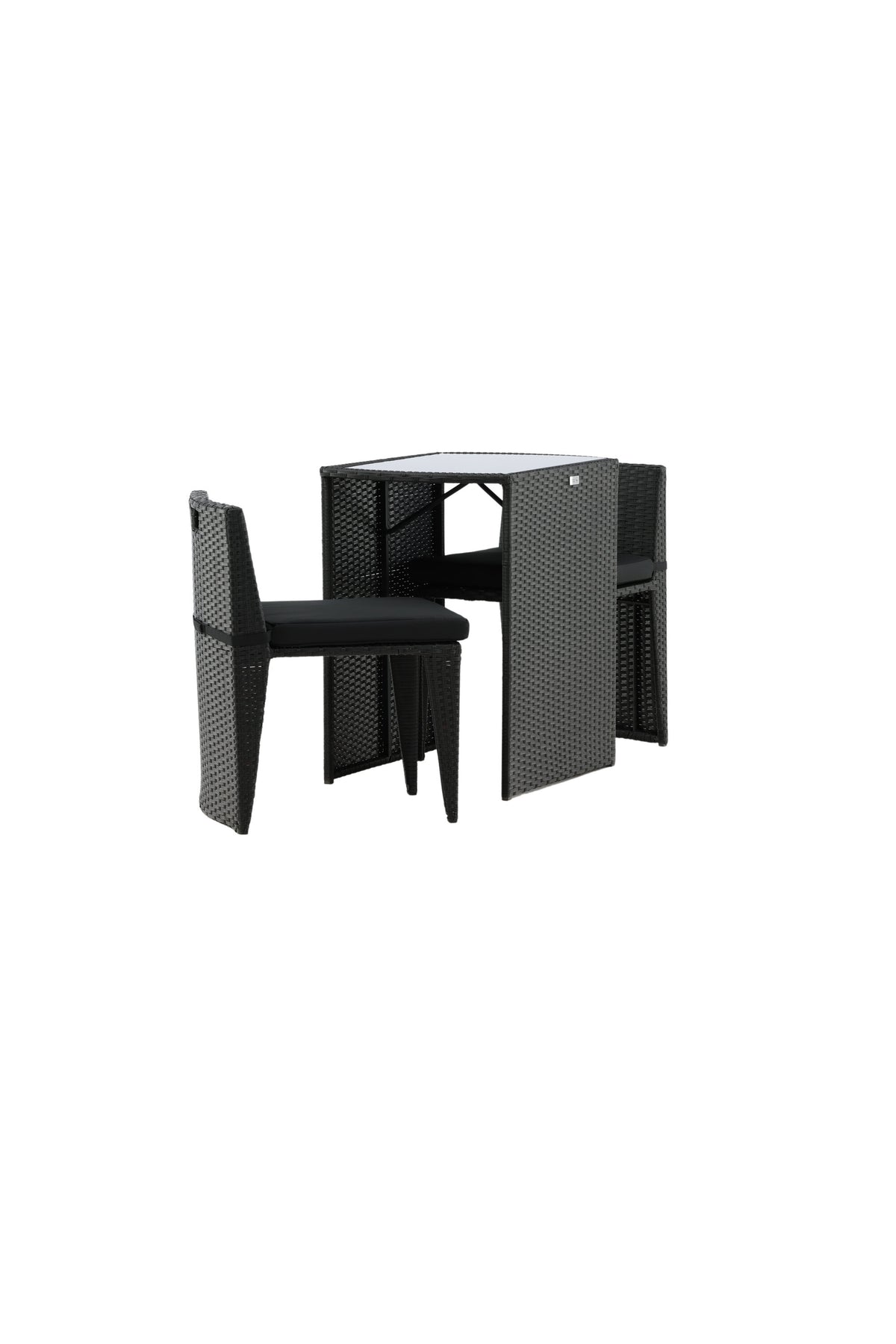Savanna Café Outdoorset 66cm/2St. in Schwarz präsentiert im Onlineshop von KAQTU Design AG. Gartentischset ist von Venture Home