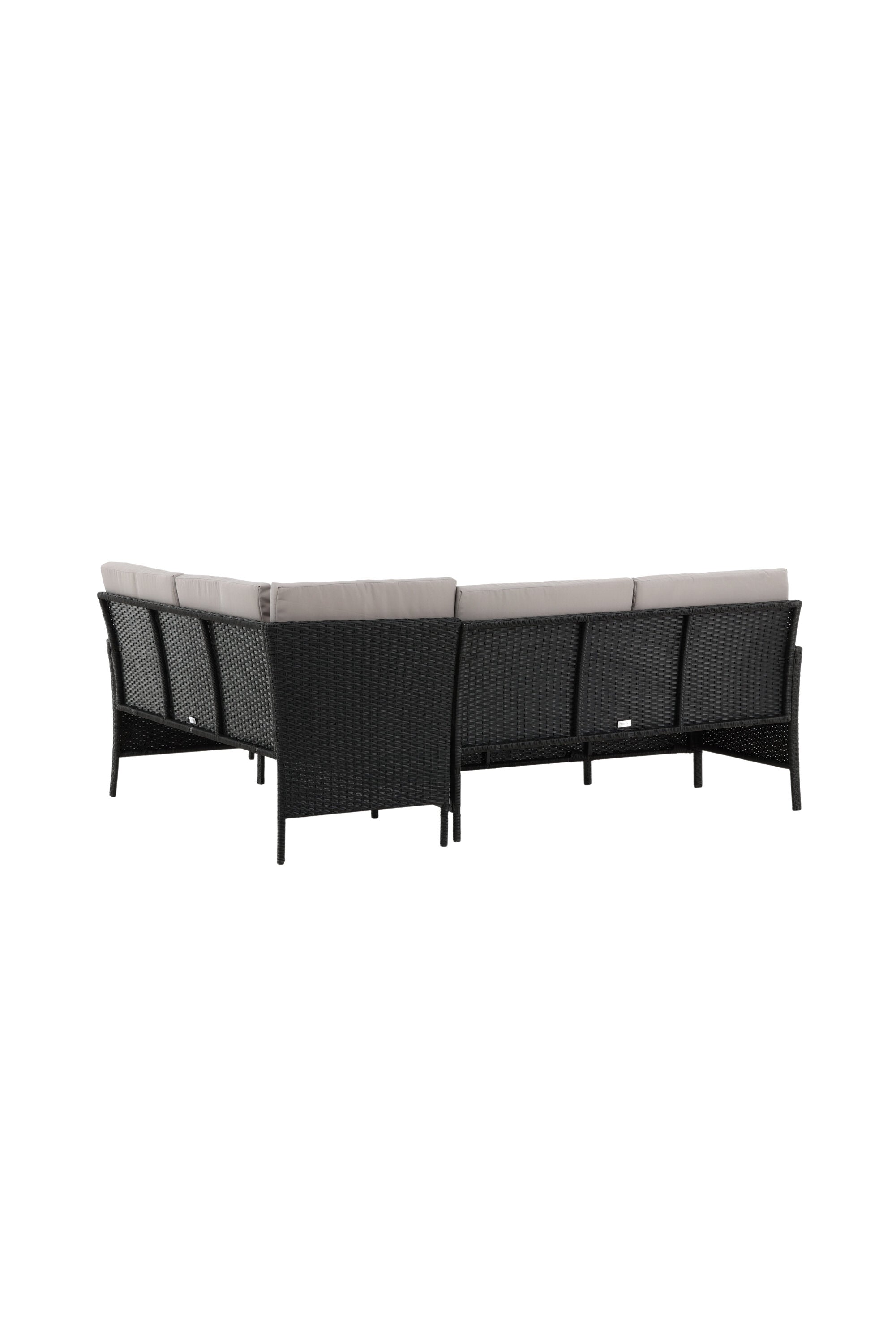 Knock Ecksofa Outdoorset 110cm in Schwarz / Grau präsentiert im Onlineshop von KAQTU Design AG. Loungeset ist von Venture Home