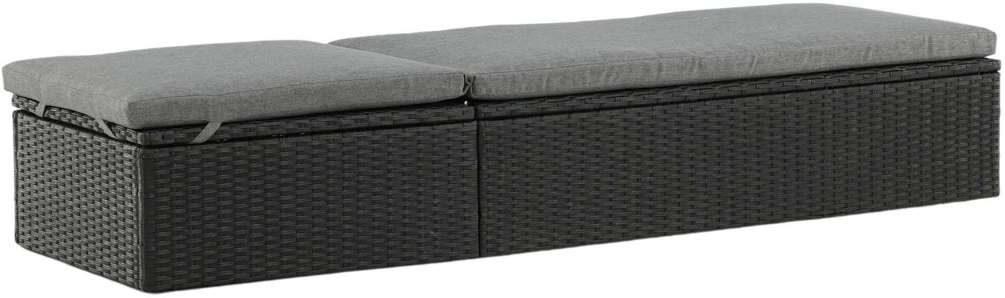 Entspannen Sie stilvoll mit der Quad Sonnenlounge von Venture Home. Wetterfest, elegant und perfekt für Ihre Terrasse oder Ihren Garten.