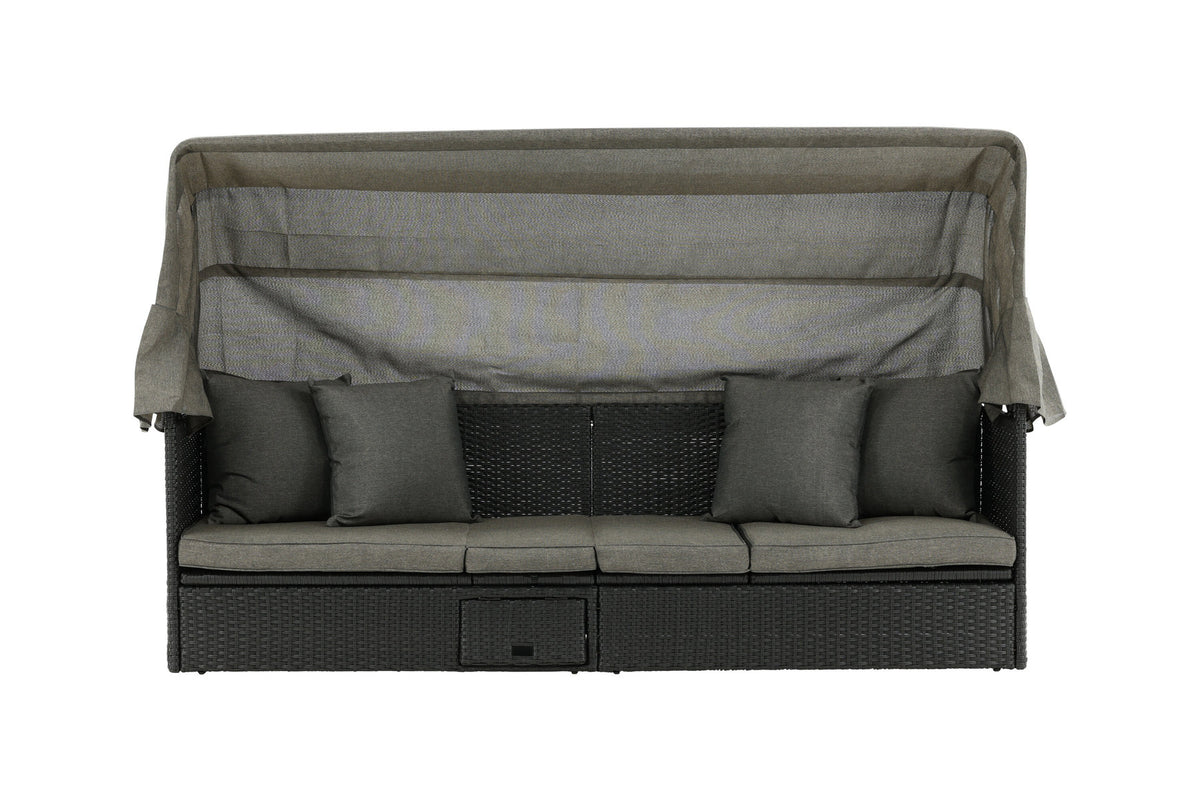 Nopy Sun Lounge in Schwarz präsentiert im Onlineshop von KAQTU Design AG. Loungeset ist von Venture Home