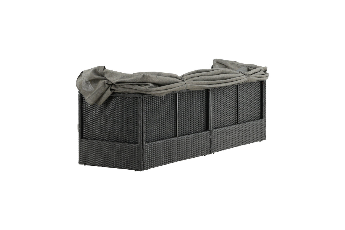 Nopy Sun Lounge in Schwarz präsentiert im Onlineshop von KAQTU Design AG. Loungeset ist von Venture Home