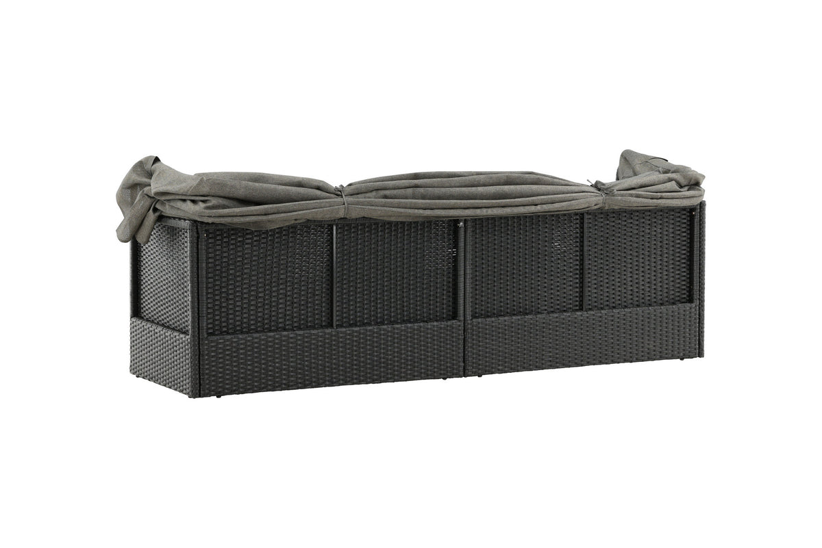 Nopy Sun Lounge in Schwarz präsentiert im Onlineshop von KAQTU Design AG. Loungeset ist von Venture Home