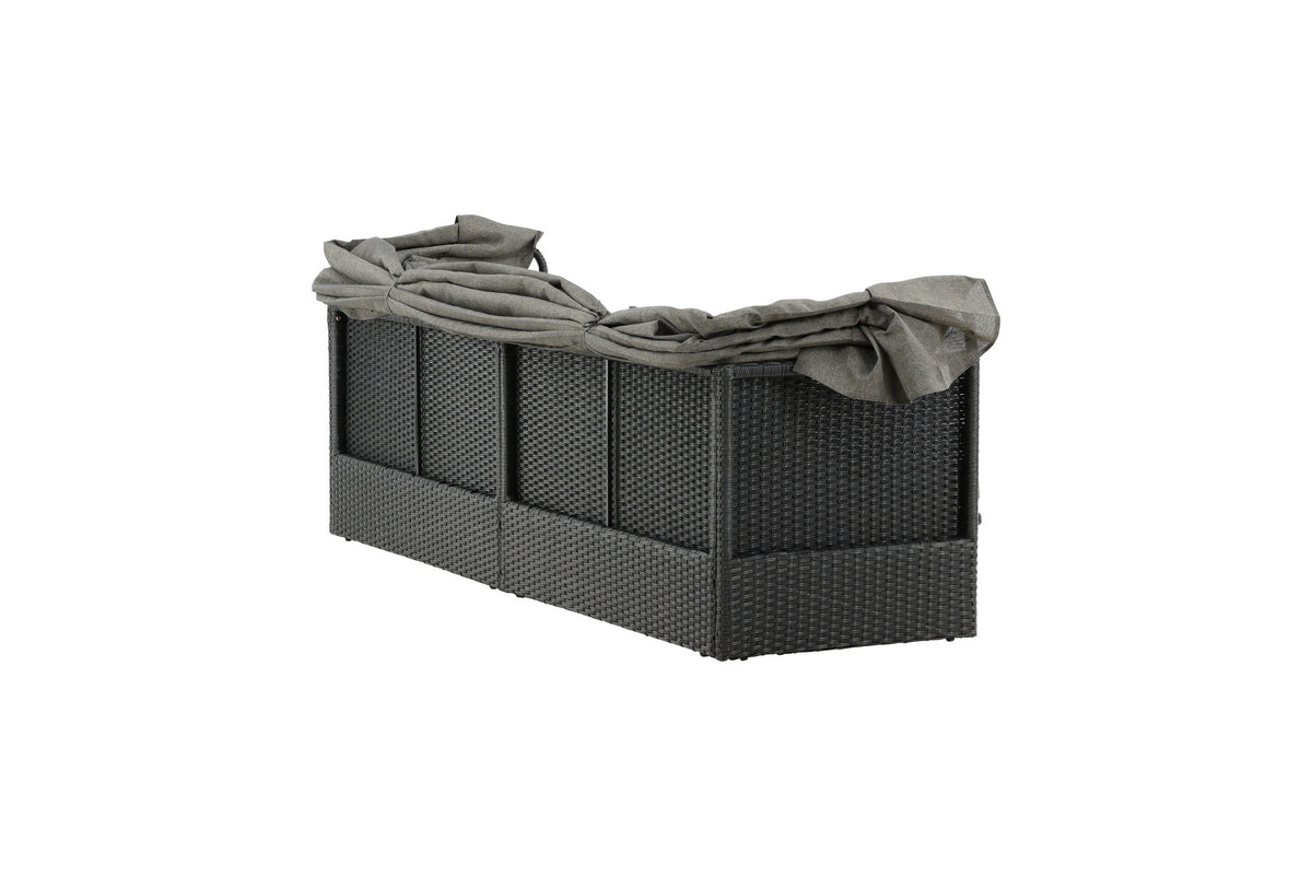 Nopy Sun Lounge in Schwarz präsentiert im Onlineshop von KAQTU Design AG. Loungeset ist von Venture Home
