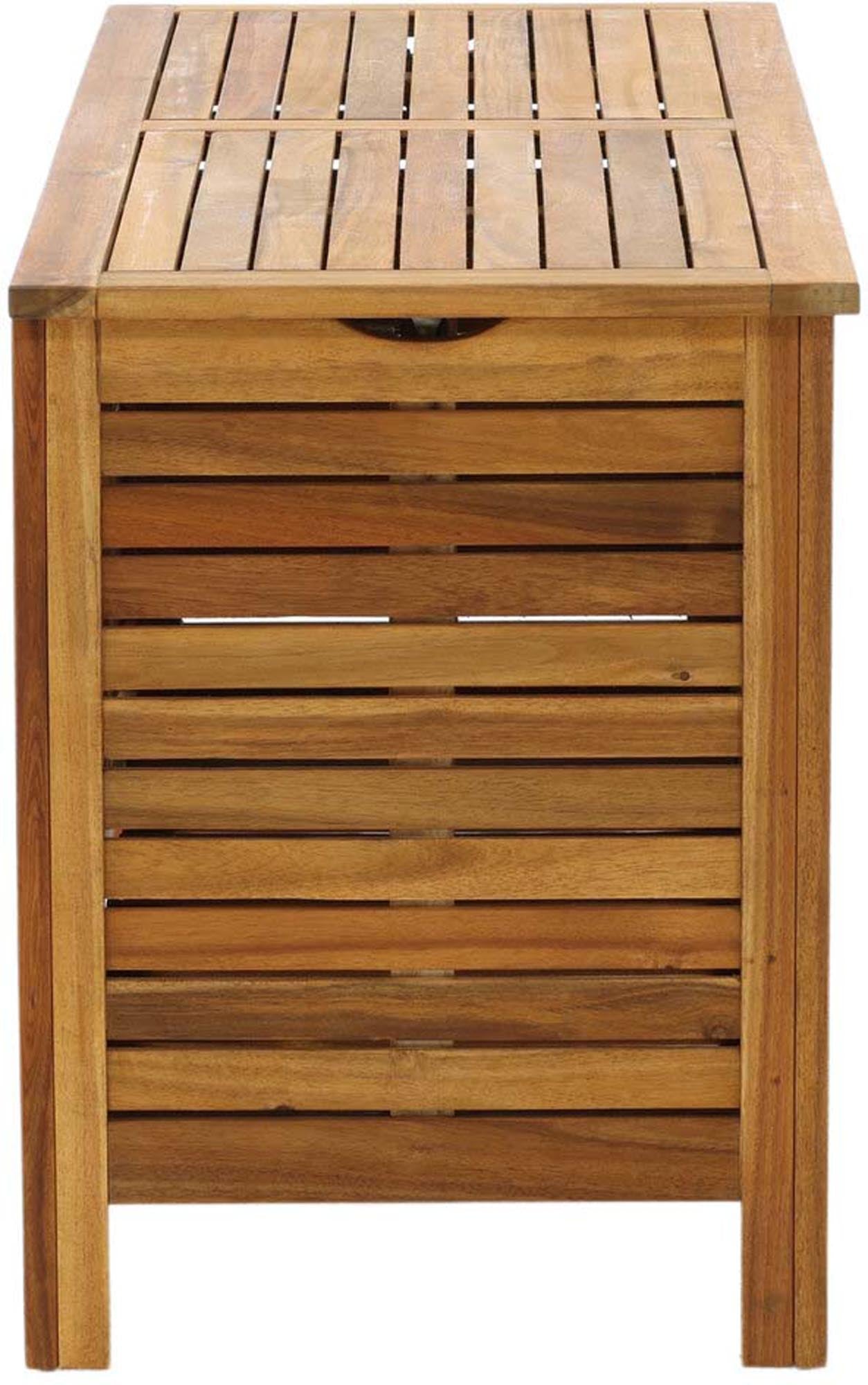 Marion Kissenbox von Venture Home: Stilvolle und langlebige Aufbewahrung für Kissen und Gartenaccessoires im Freien.