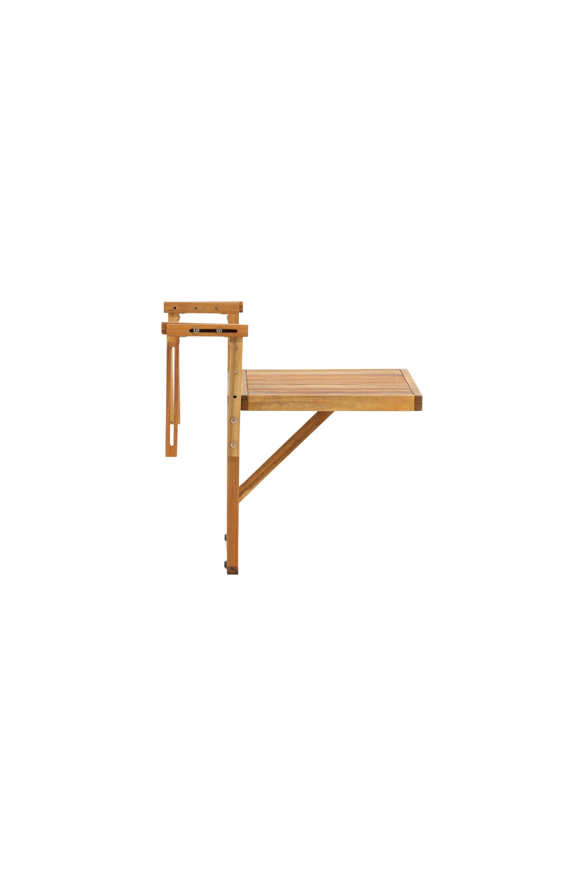 Marion Balkon Tisch Outdoor in Natur präsentiert im Onlineshop von KAQTU Design AG. Beistelltisch Outdoor ist von Venture Home