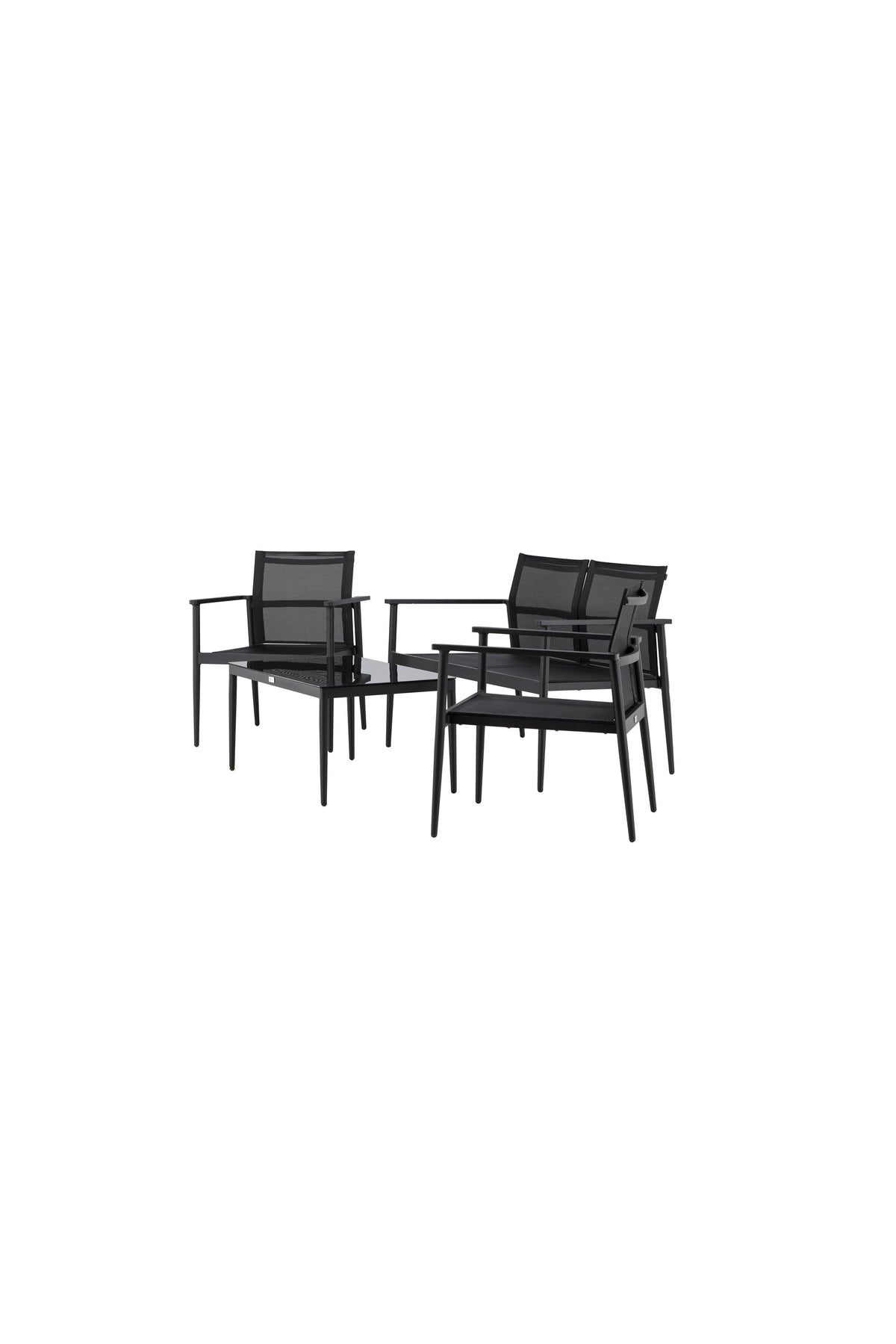 Break Sofa Outdoorset 90cm in Schwarz präsentiert im Onlineshop von KAQTU Design AG. Loungeset ist von Venture Home