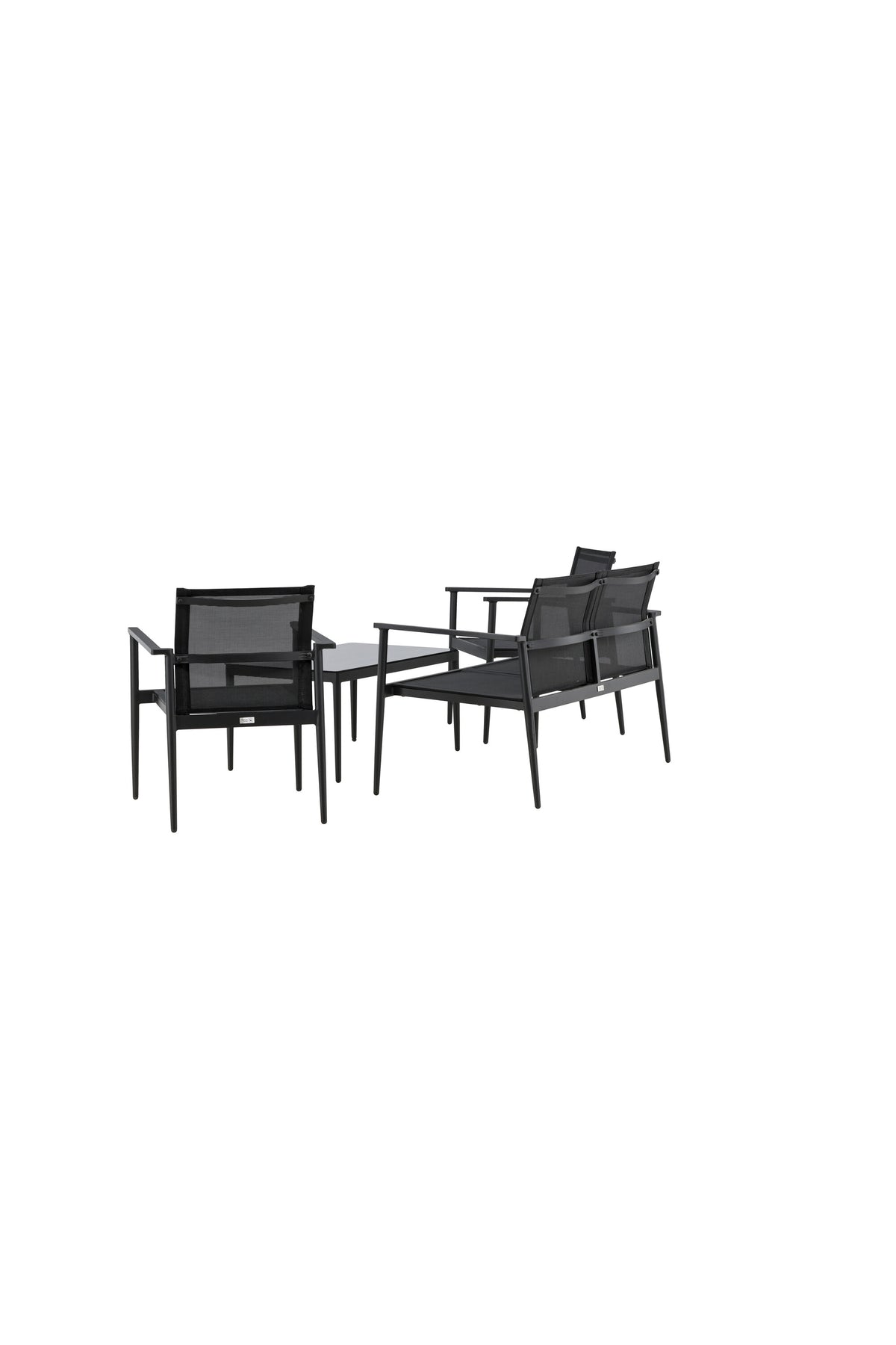 Break Sofa Outdoorset 90cm in Schwarz präsentiert im Onlineshop von KAQTU Design AG. Loungeset ist von Venture Home