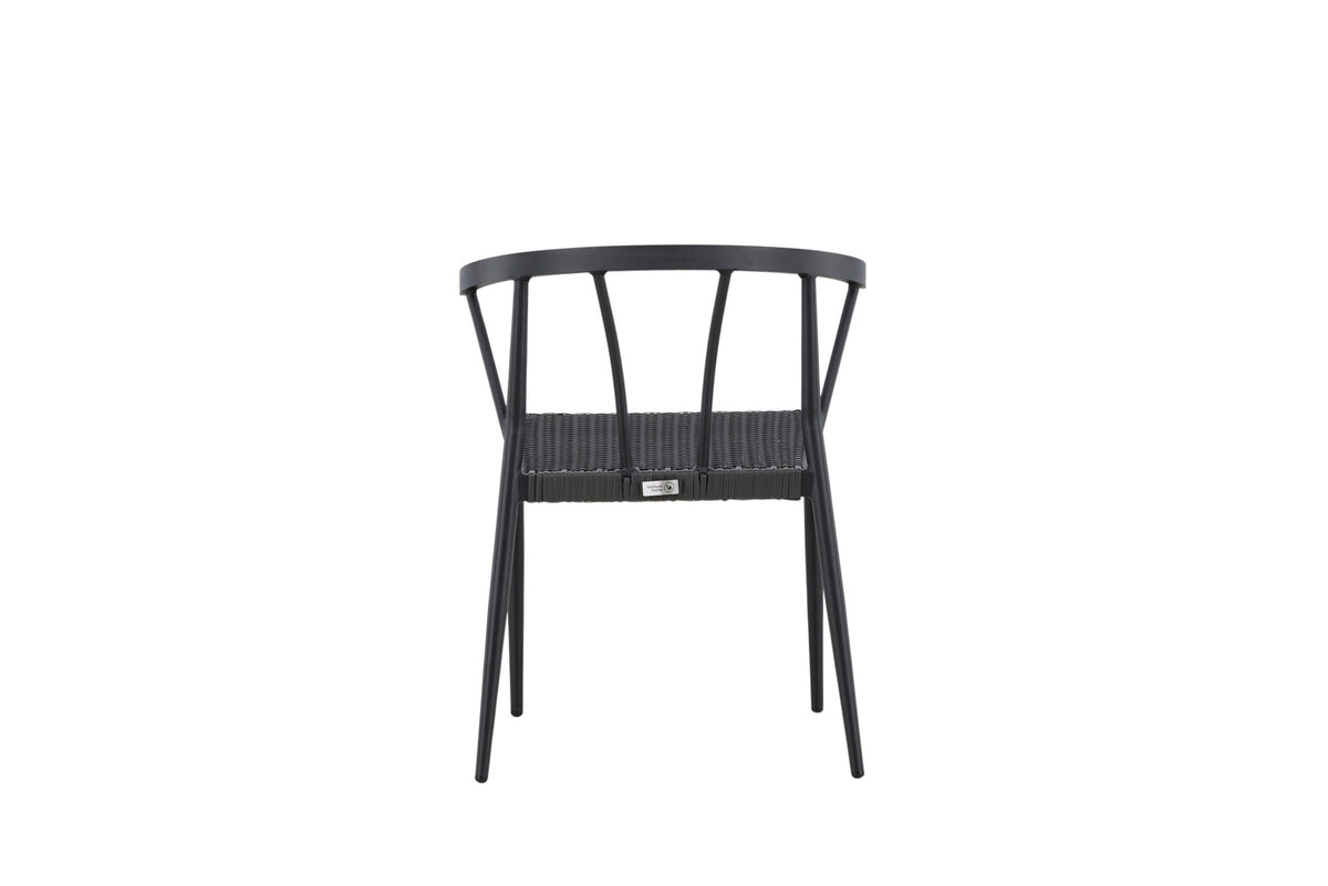 Stina Stuhl in Schwarz präsentiert im Onlineshop von KAQTU Design AG. Gartenstuhl ist von Venture Home