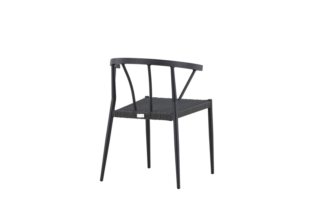 Stina Stuhl in Schwarz präsentiert im Onlineshop von KAQTU Design AG. Gartenstuhl ist von Venture Home