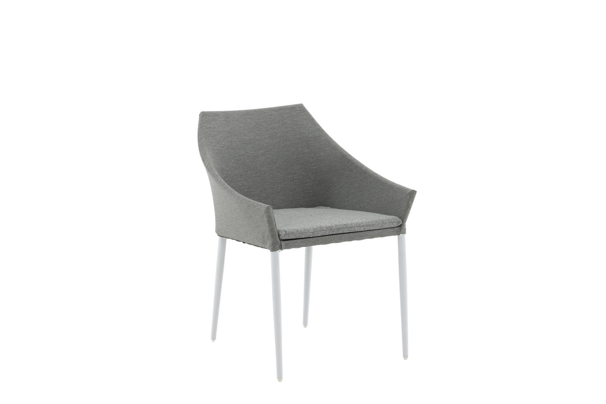 Spoga Stuhl in Weiss/Grau präsentiert im Onlineshop von KAQTU Design AG. Gartenstuhl ist von Venture Home