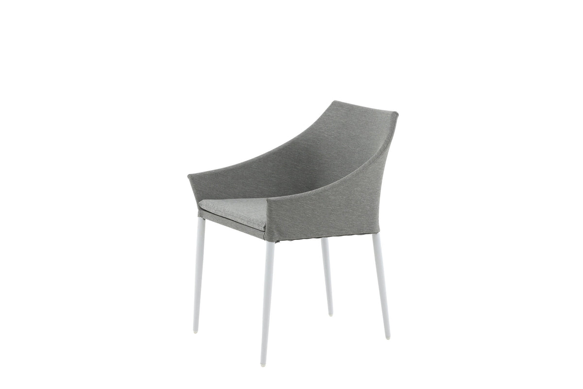 Spoga Stuhl in Weiss/Grau präsentiert im Onlineshop von KAQTU Design AG. Gartenstuhl ist von Venture Home