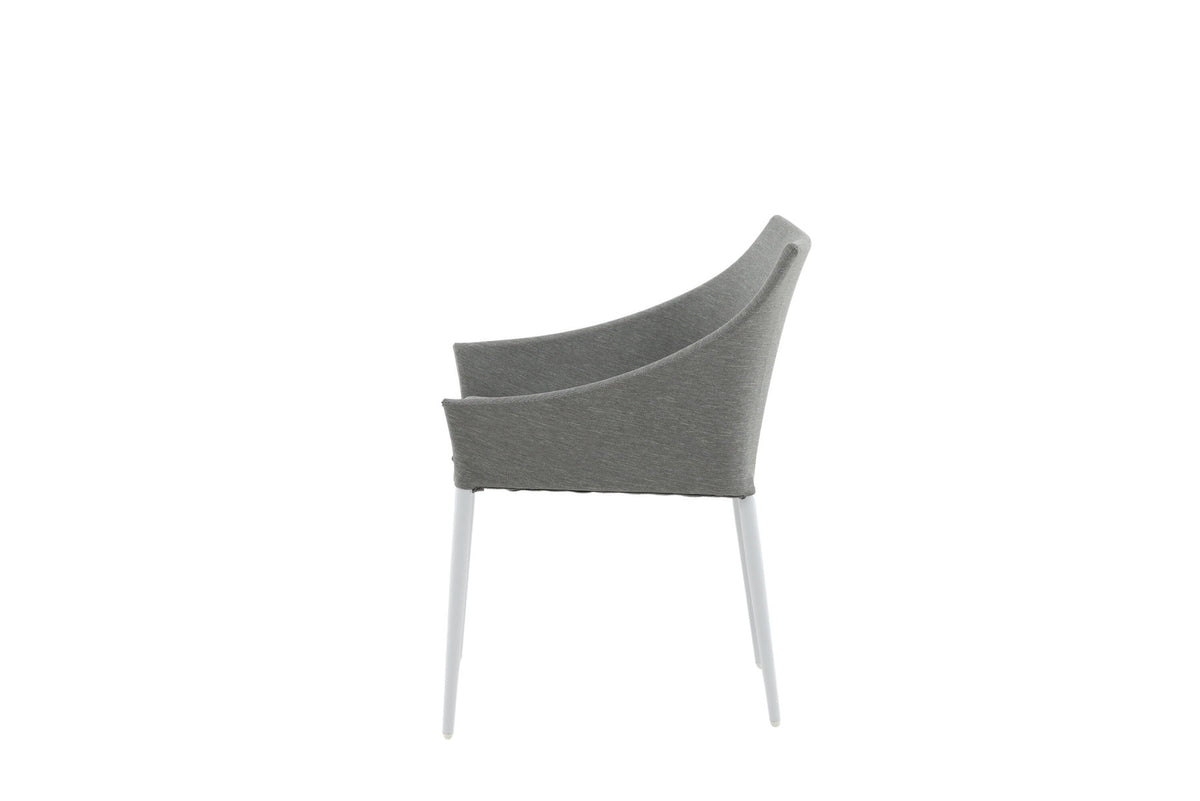 Spoga Stuhl in Weiss/Grau präsentiert im Onlineshop von KAQTU Design AG. Gartenstuhl ist von Venture Home