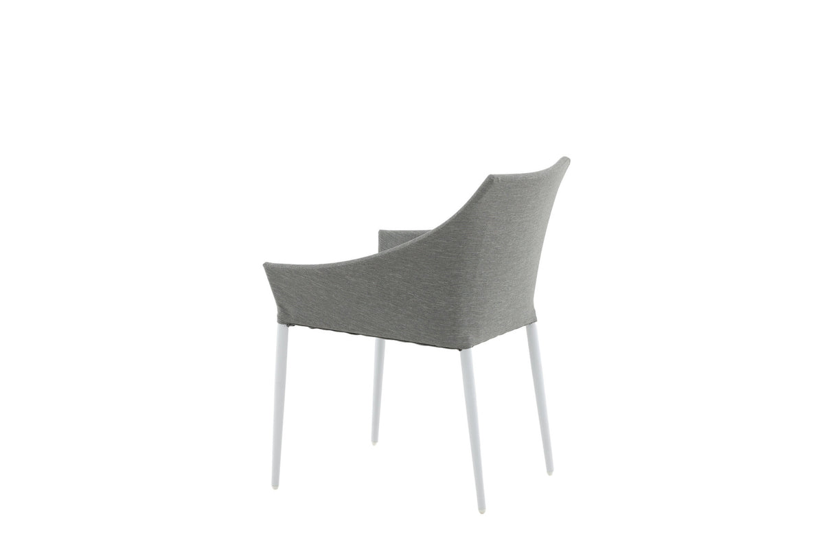Spoga Stuhl in Weiss/Grau präsentiert im Onlineshop von KAQTU Design AG. Gartenstuhl ist von Venture Home
