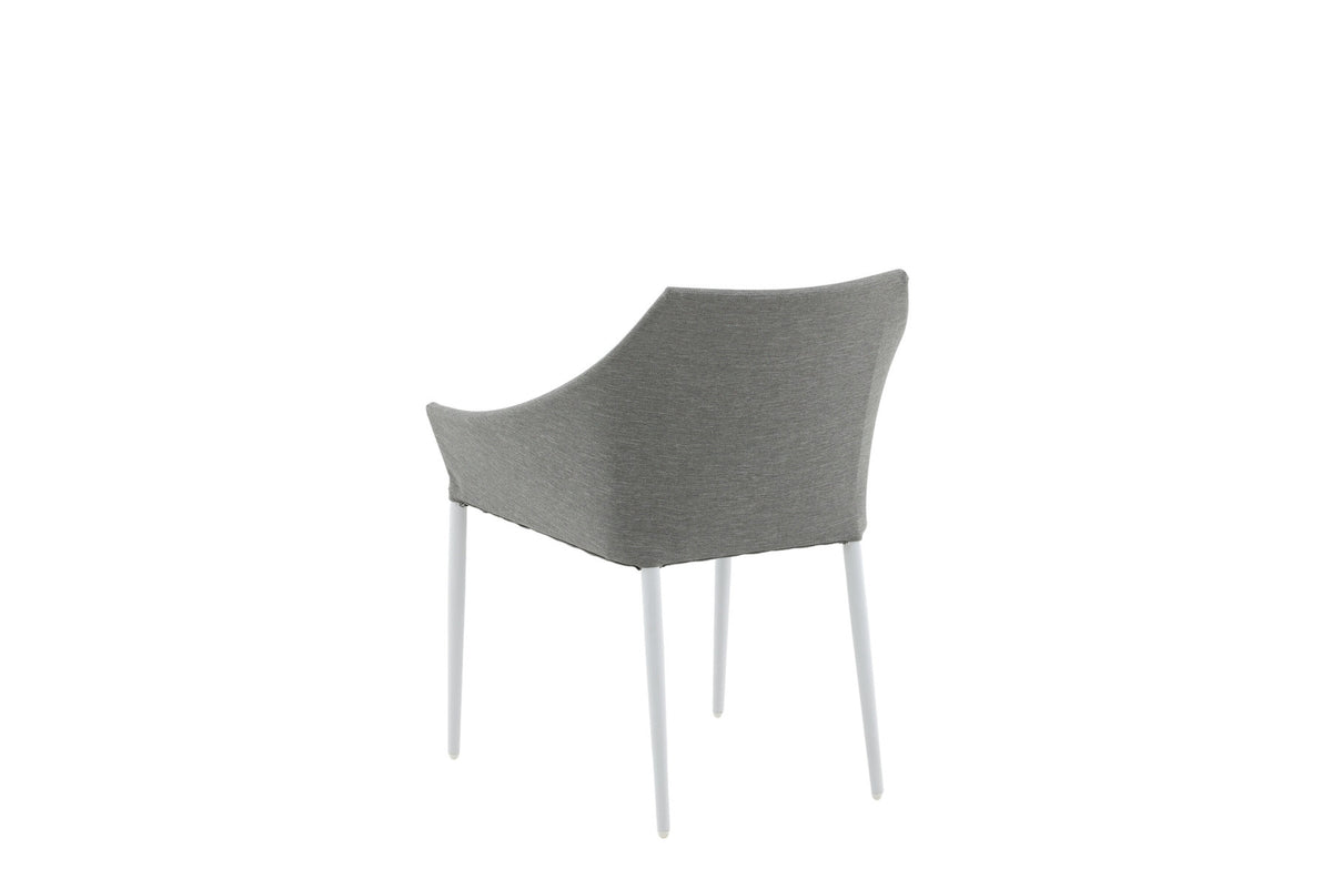 Spoga Stuhl in Weiss/Grau präsentiert im Onlineshop von KAQTU Design AG. Gartenstuhl ist von Venture Home