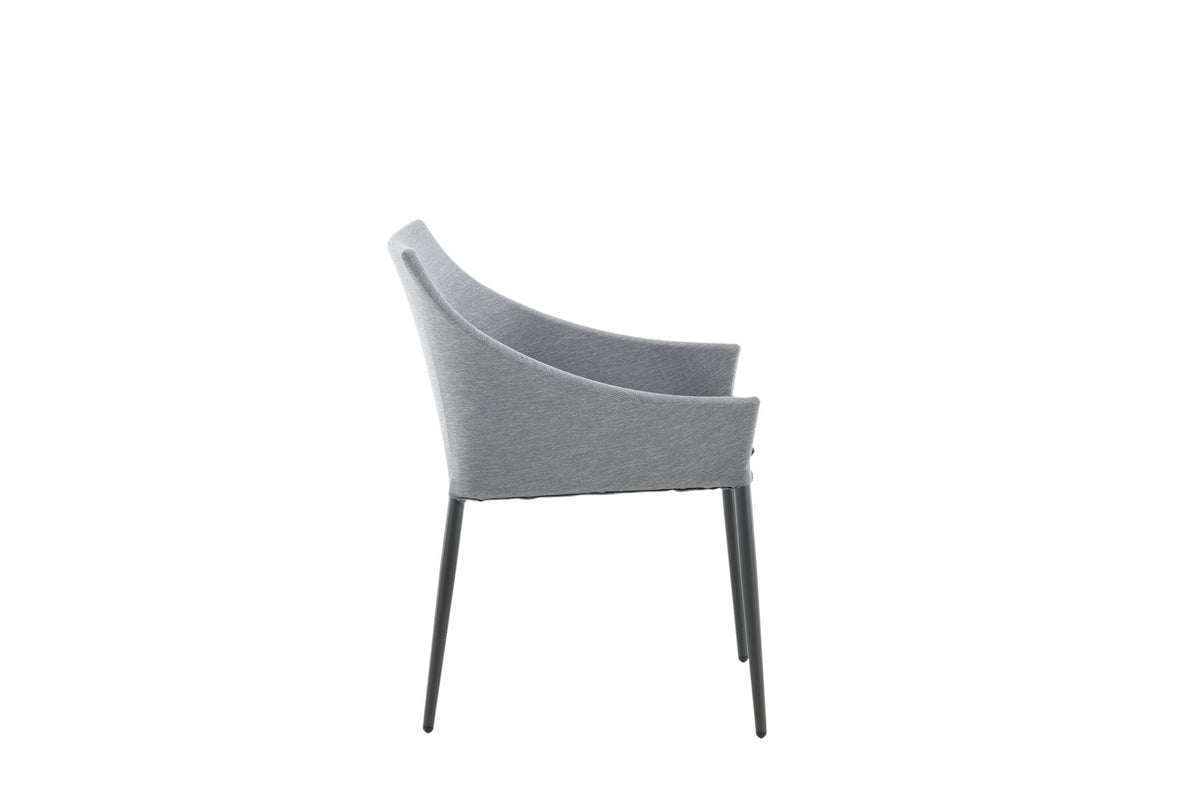 Spoga Stuhl in Schwarz/Grau präsentiert im Onlineshop von KAQTU Design AG. Gartenstuhl ist von Venture Home