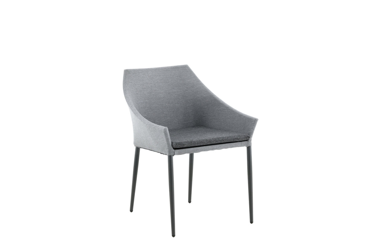 Spoga Stuhl in Schwarz/Grau präsentiert im Onlineshop von KAQTU Design AG. Gartenstuhl ist von Venture Home