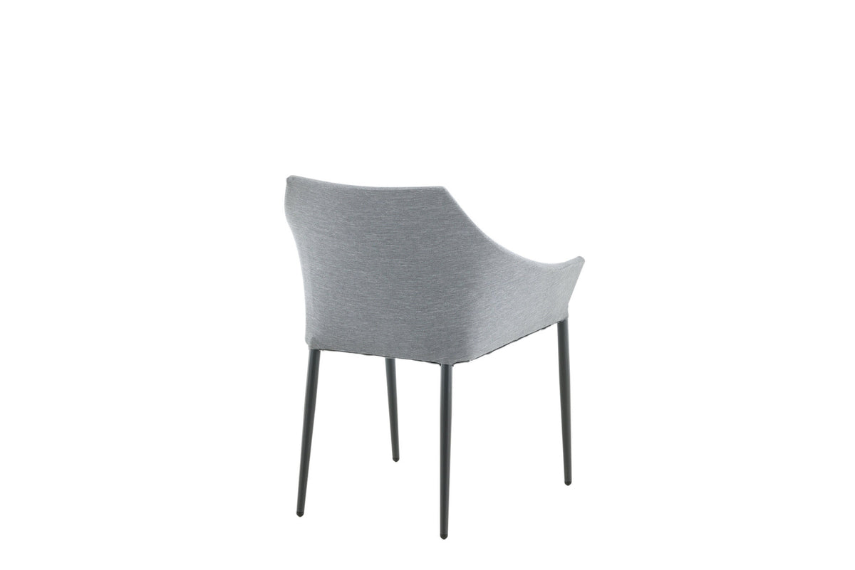 Spoga Stuhl in Schwarz/Grau präsentiert im Onlineshop von KAQTU Design AG. Gartenstuhl ist von Venture Home