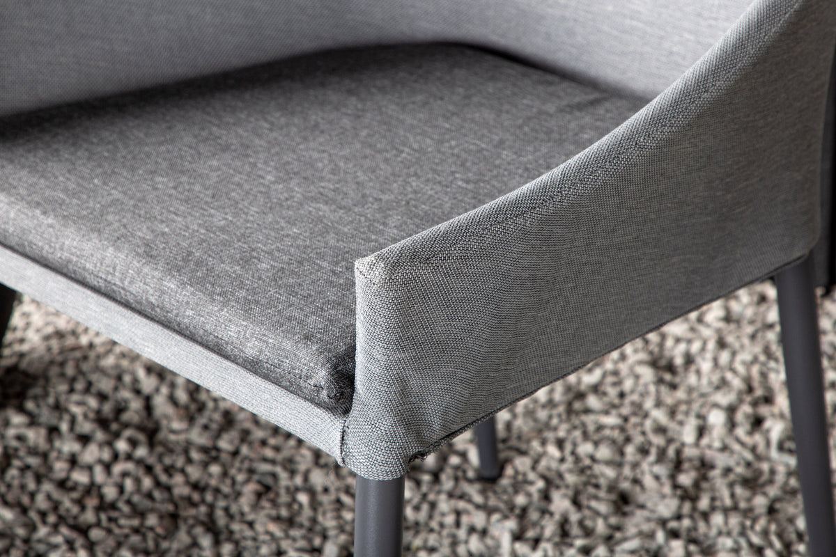 Spoga Stuhl in Schwarz/Grau präsentiert im Onlineshop von KAQTU Design AG. Gartenstuhl ist von Venture Home