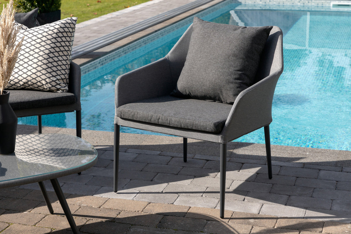 Spoga Sofagarnitur in Schwarz/Grau präsentiert im Onlineshop von KAQTU Design AG. Loungeset ist von Venture Home