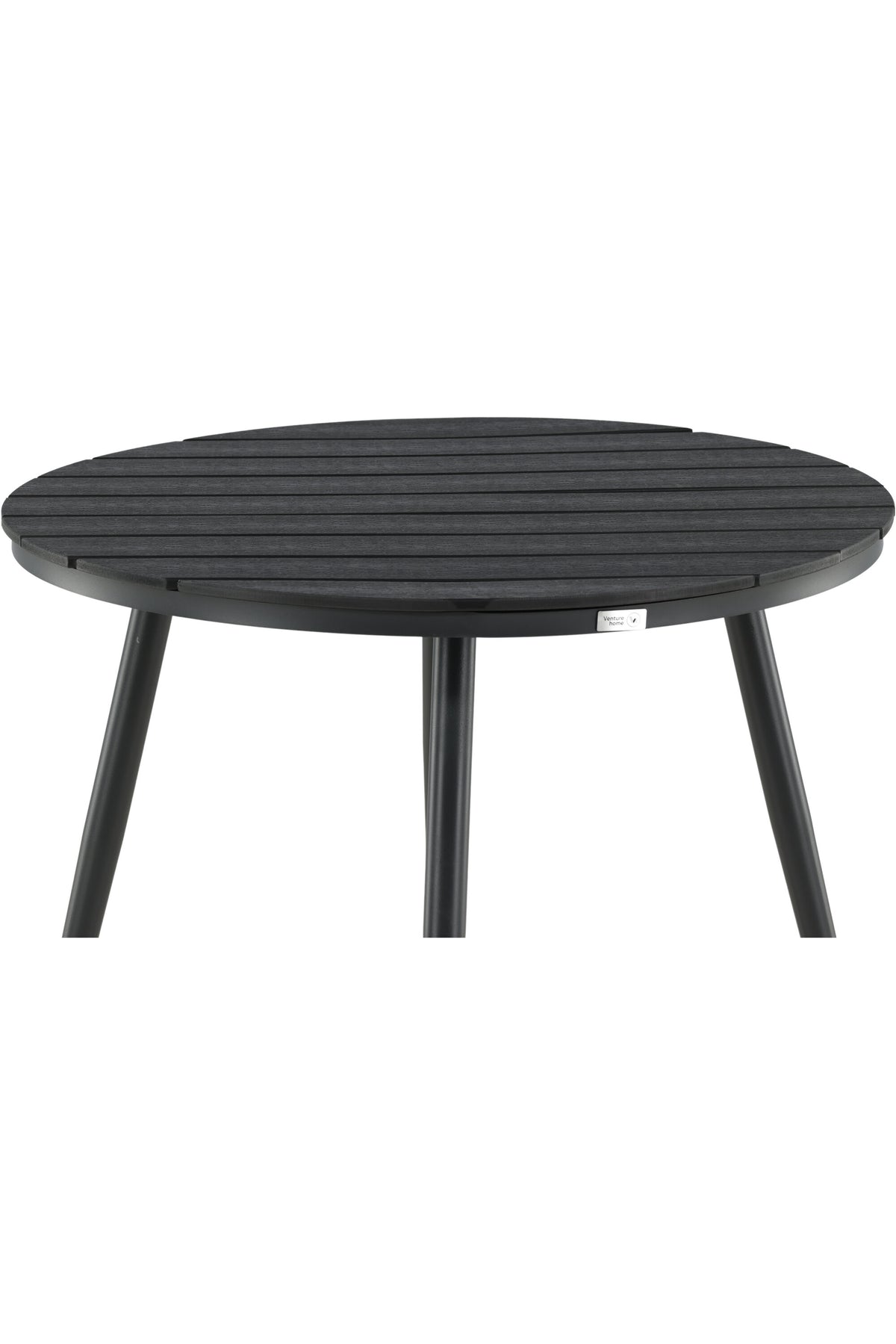 Break Gartentisch rund in Schwarz präsentiert im Onlineshop von KAQTU Design AG. Gartentisch ist von Venture Home