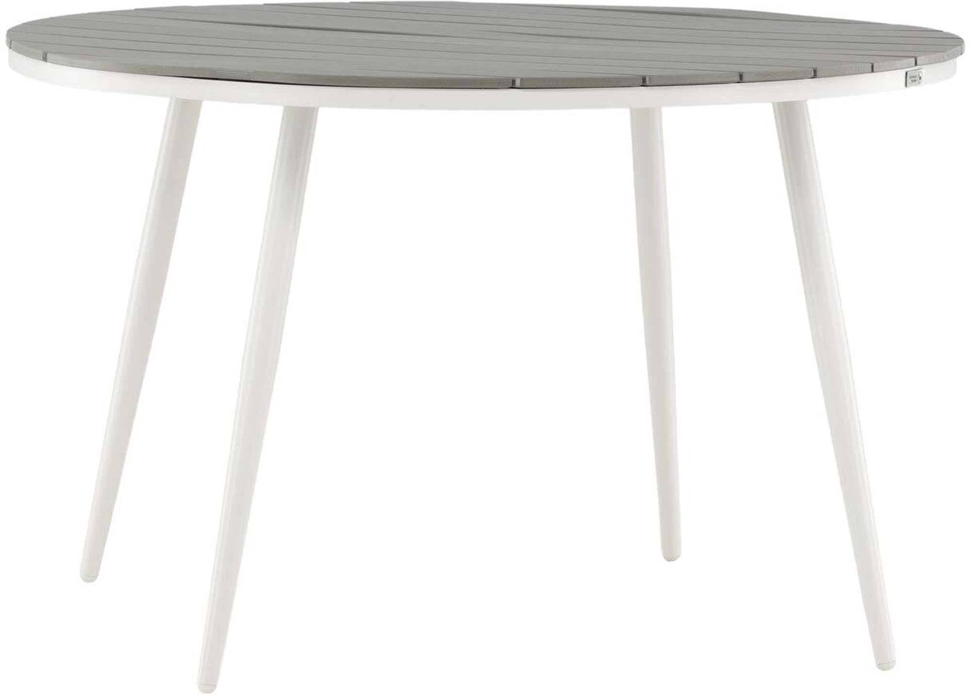 Runder Gartentisch von Venture Home, ideal für den Garten, robust, modernes Design, wetterfest und vielseitig einsetzbar.