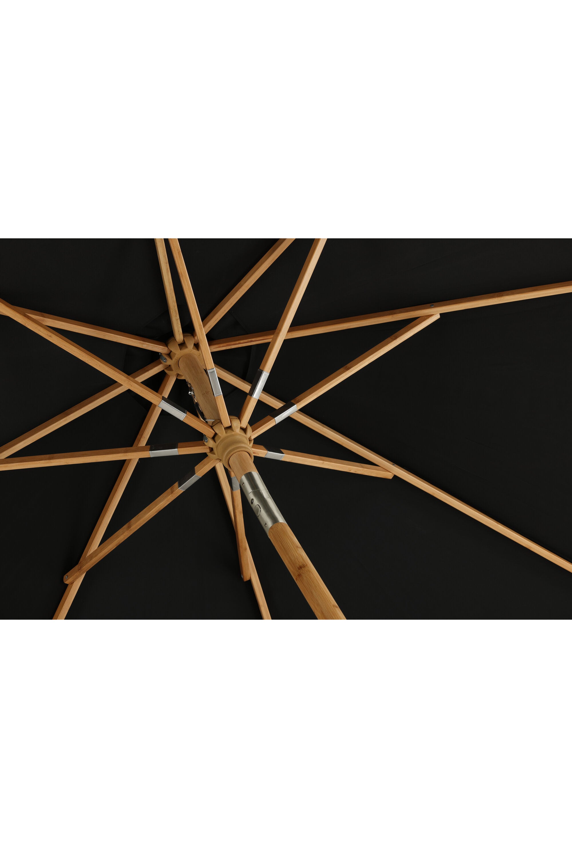 Cerox Sonnenschirm in Schwarz präsentiert im Onlineshop von KAQTU Design AG. Sonnenschirm ist von Venture Home