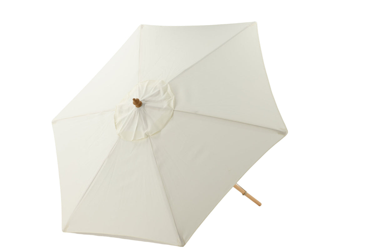 Corypho Sonnenschirm in Weiss präsentiert im Onlineshop von KAQTU Design AG. Sonnenschirm ist von Venture Home