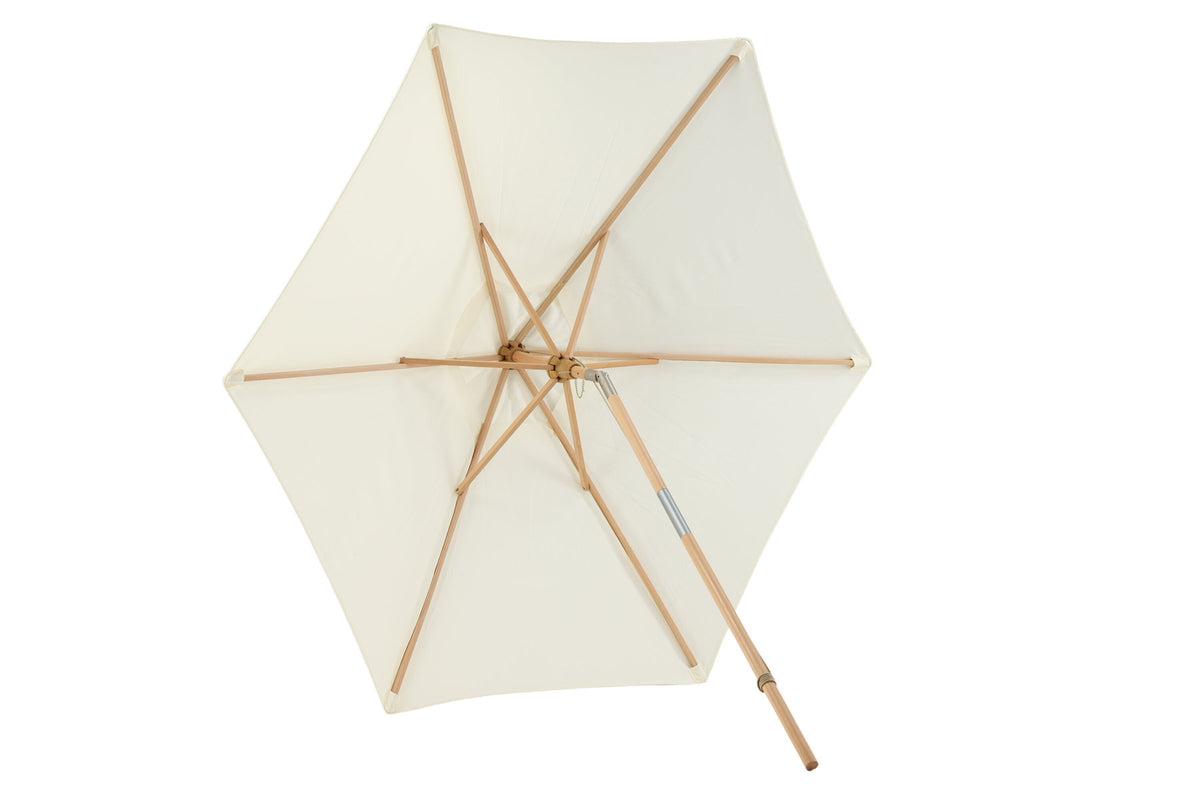 Corypho Sonnenschirm in Weiss präsentiert im Onlineshop von KAQTU Design AG. Sonnenschirm ist von Venture Home