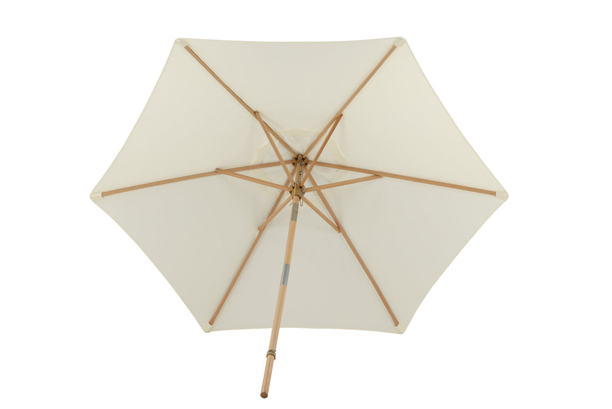Corypho Sonnenschirm in Weiss präsentiert im Onlineshop von KAQTU Design AG. Sonnenschirm ist von Venture Home