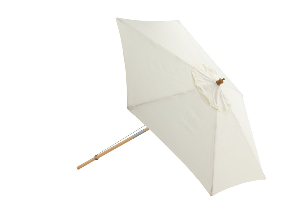 Corypho Sonnenschirm in Weiss präsentiert im Onlineshop von KAQTU Design AG. Sonnenschirm ist von Venture Home