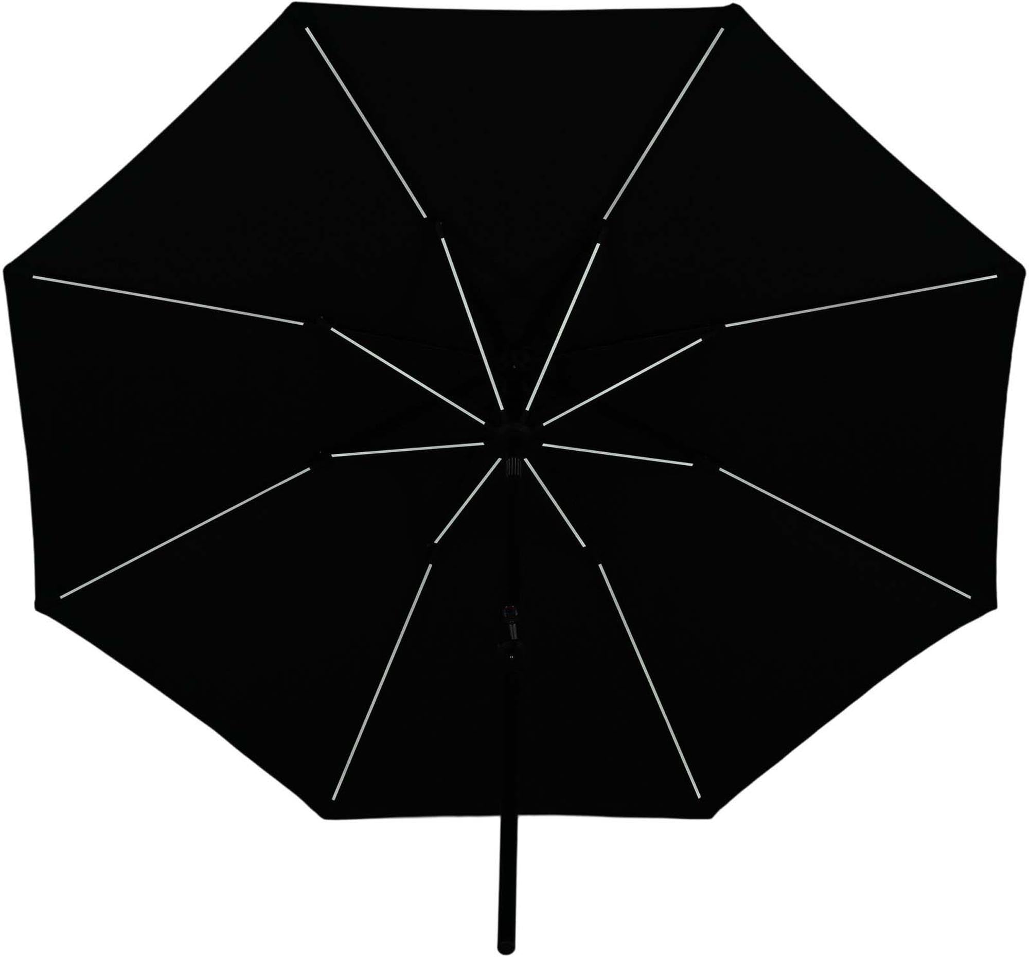 Sabal Sonnenschirm: Stilvoller Schutz mit integrierter LED-Beleuchtung.