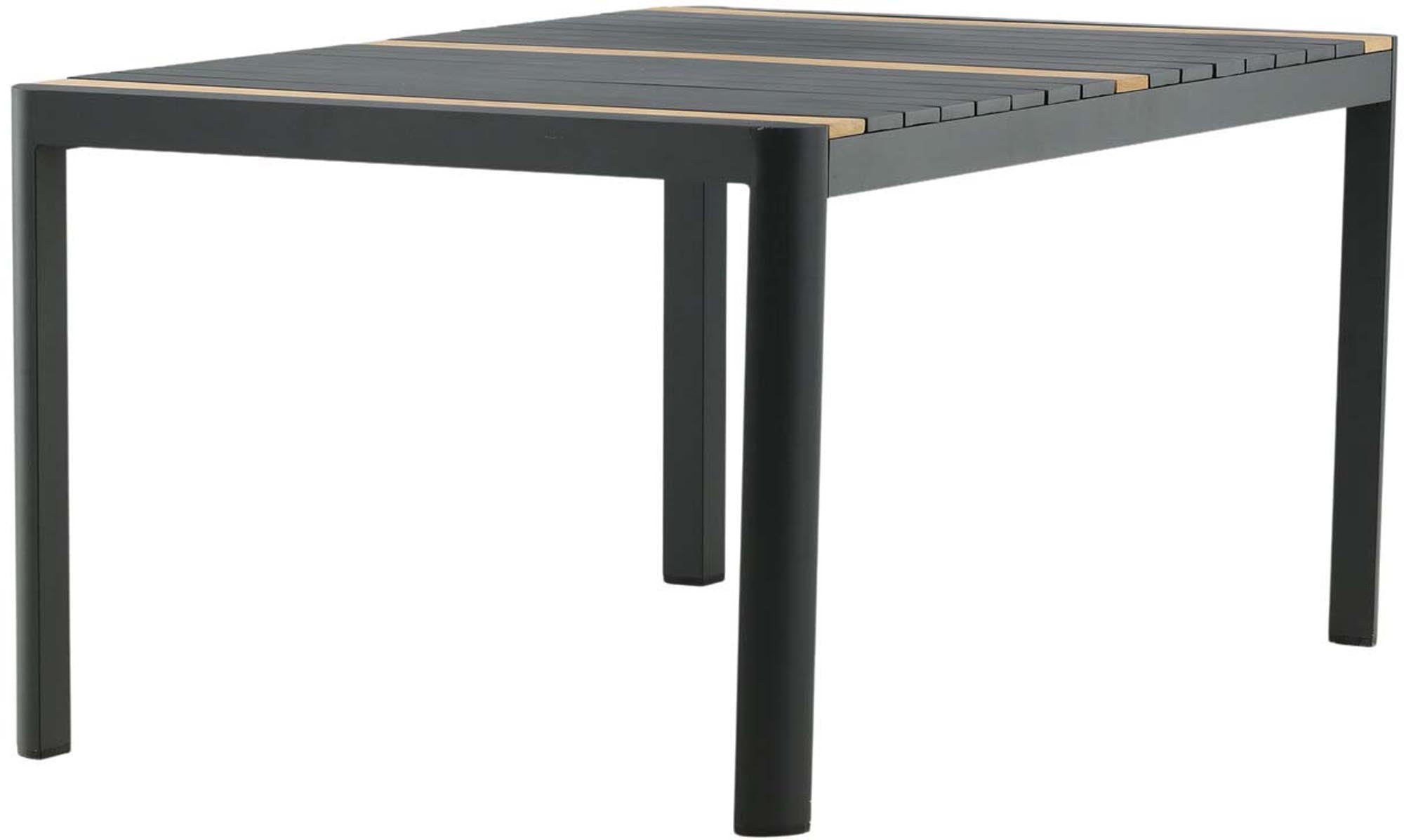 Erleben Sie den Togo Gartentisch von Venture Home – der perfekte Begleiter für stilvolle Outdoor-Momente. Hochwertiges Teakholz trifft auf elegantes Aluminium.