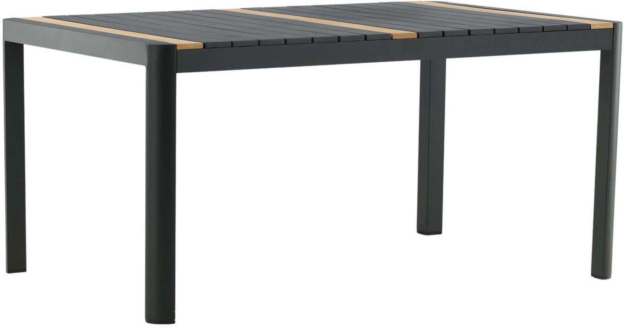 Entdecken Sie den Togo Gartentisch von Venture Home – ideal für gesellige Stunden im Freien. Robustes Teakholz und modernes Aluminium vereinen Stil und Funktion.