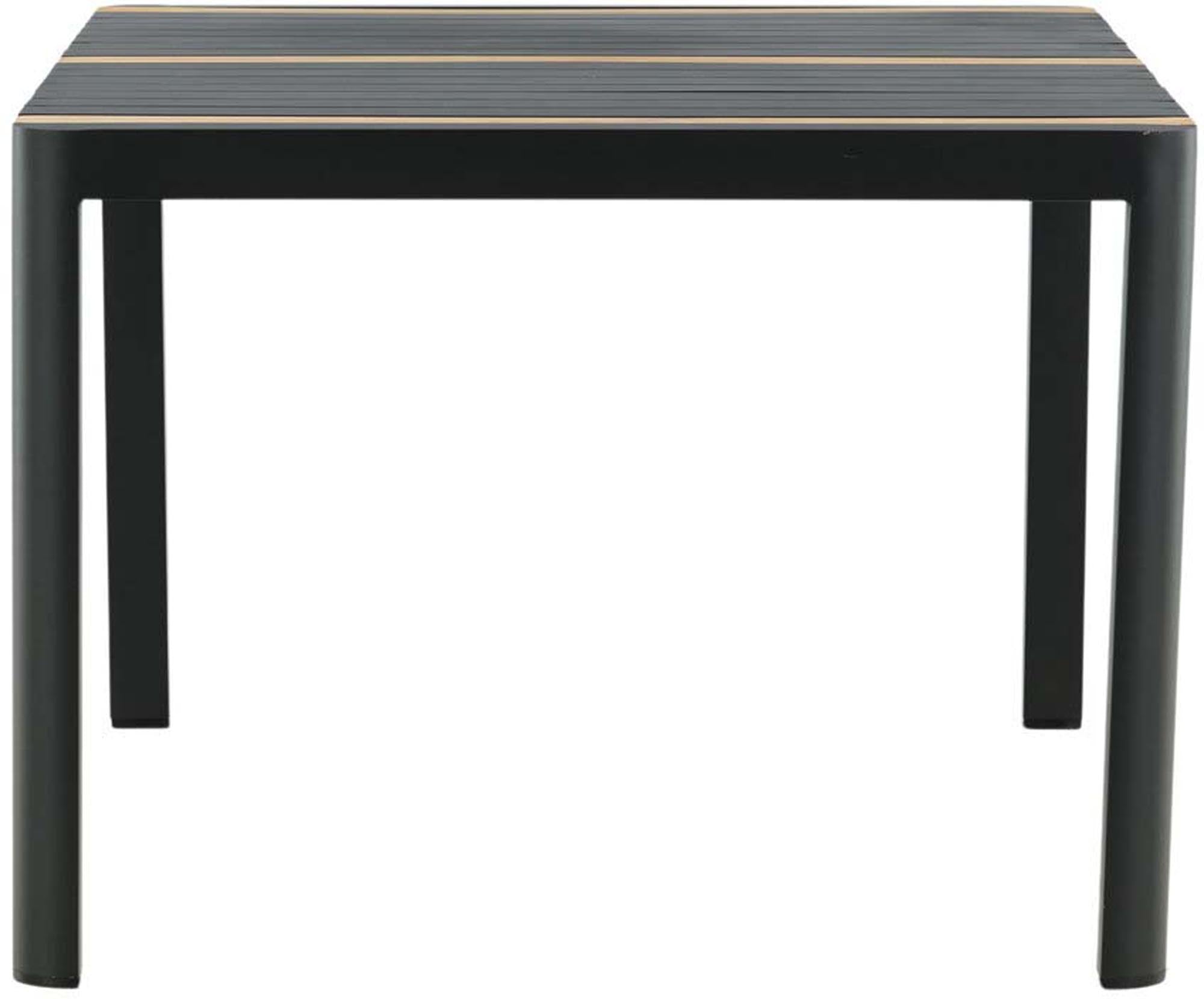 Erleben Sie den Togo Gartentisch von Venture Home – der perfekte Tisch für jeden Anlass im Freien. Hochwertiges Teakholz und elegantes Aluminium sorgen für Stil und Langlebigkeit.