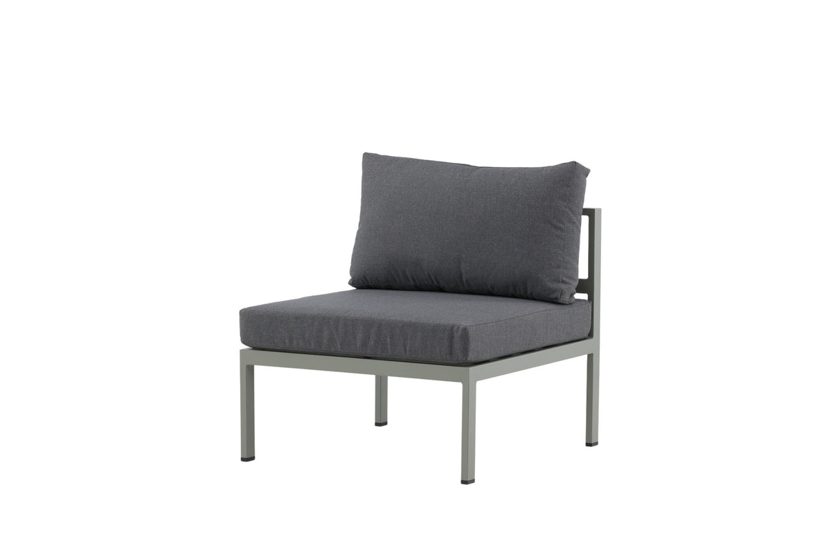 Copacabana Sofa Middle in Khaki / Grau präsentiert im Onlineshop von KAQTU Design AG. Lounge Sofa ist von Venture Home