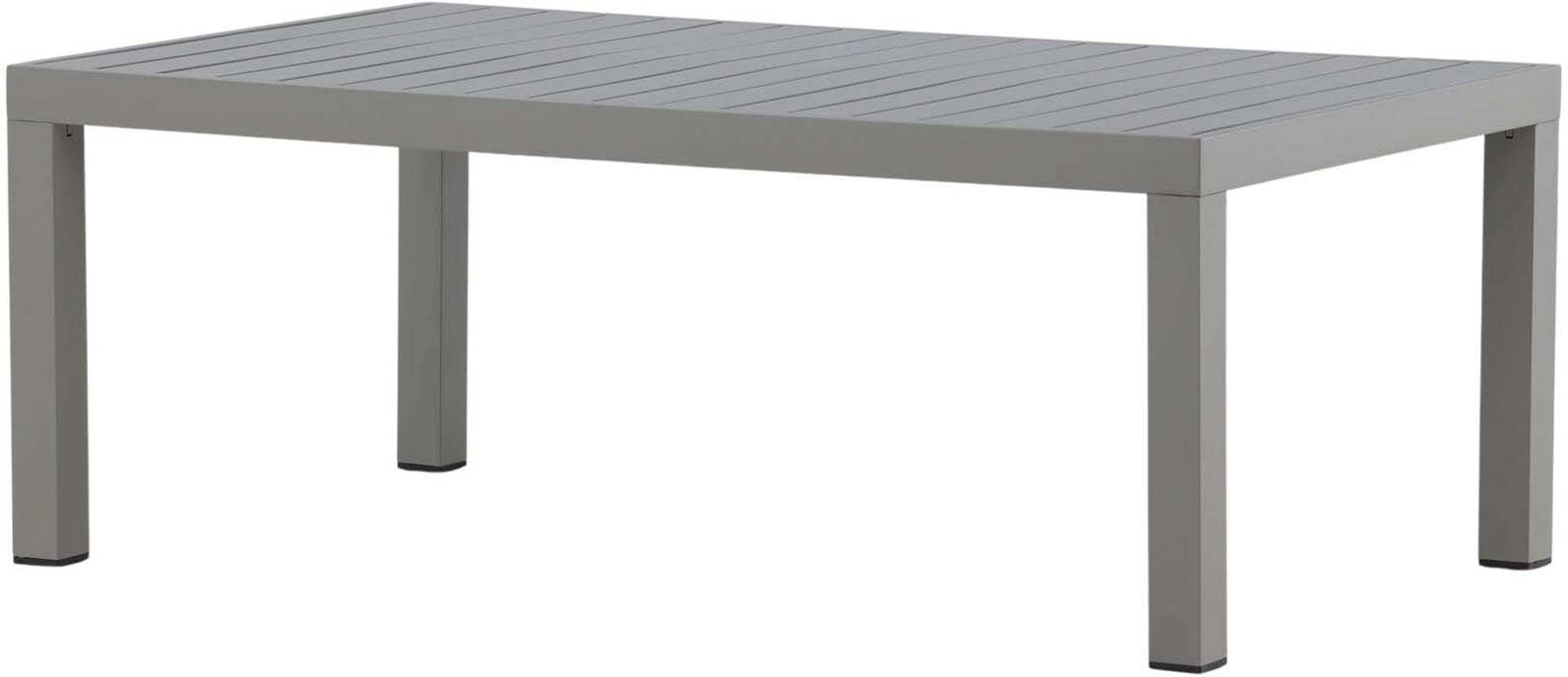 Stilvoller Copacabana Coffee Tisch von Venture Home: wetterfestes Aluminium, elegantes Design, pflegeleicht – ideal für Terrasse & Garten.