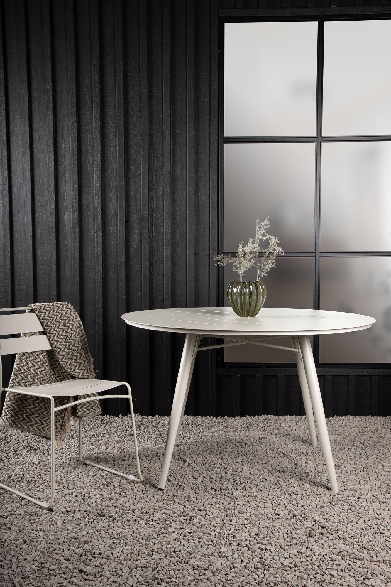 Gartentisch Lina rund in Beige präsentiert im Onlineshop von KAQTU Design AG. Gartentisch ist von Venture Home