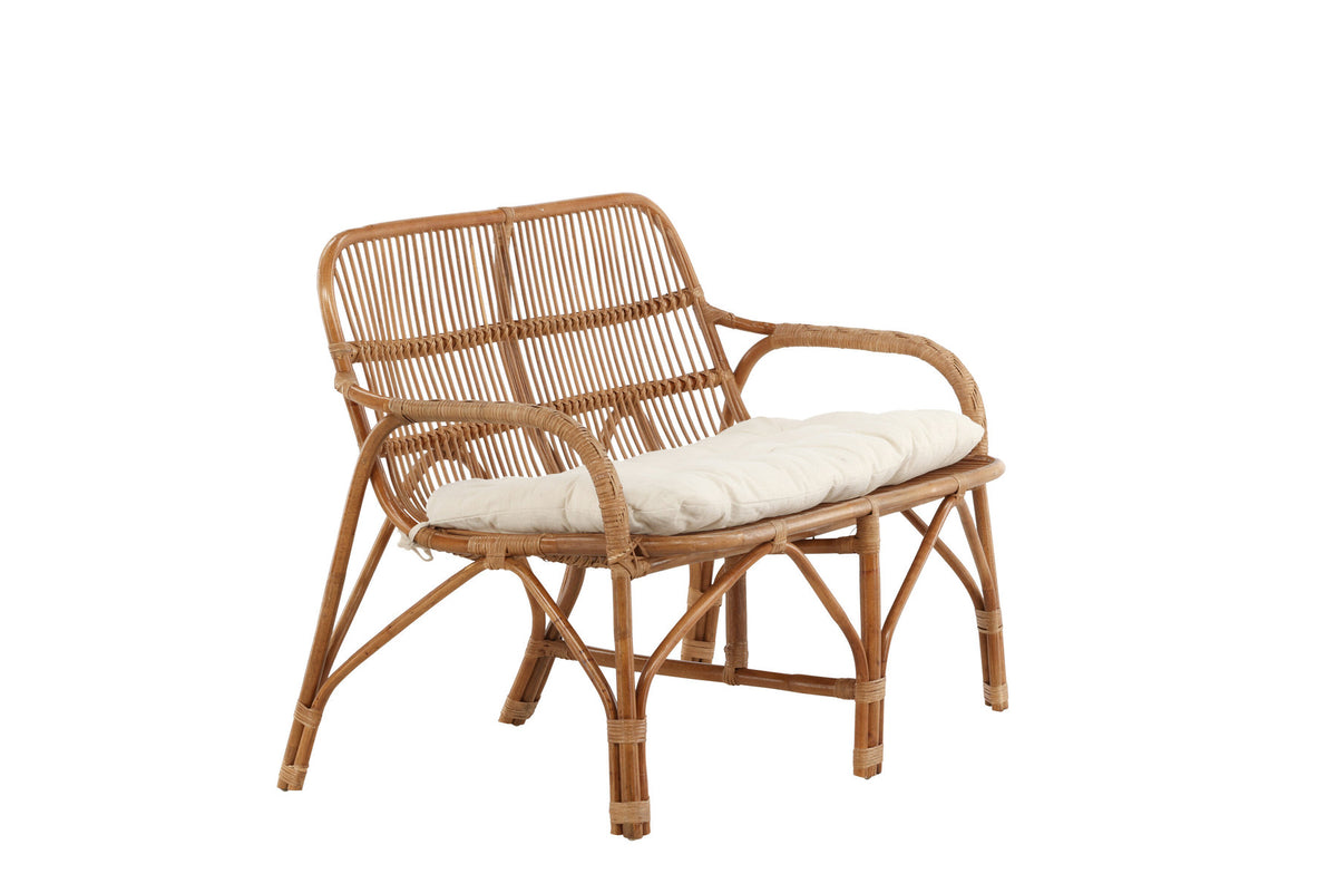 Nella Sofa in Natur präsentiert im Onlineshop von KAQTU Design AG. Gartenbank ist von Venture Home