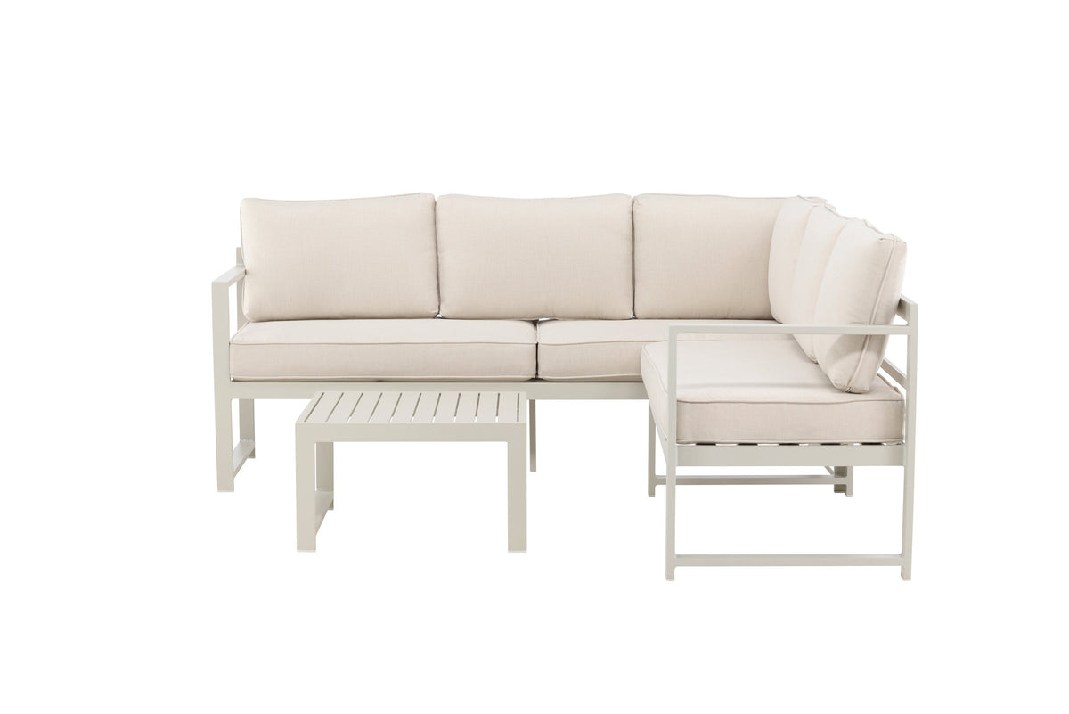 Salvador Ecksofa Outdoorset in Beige präsentiert im Onlineshop von KAQTU Design AG. Loungeset ist von Venture Home