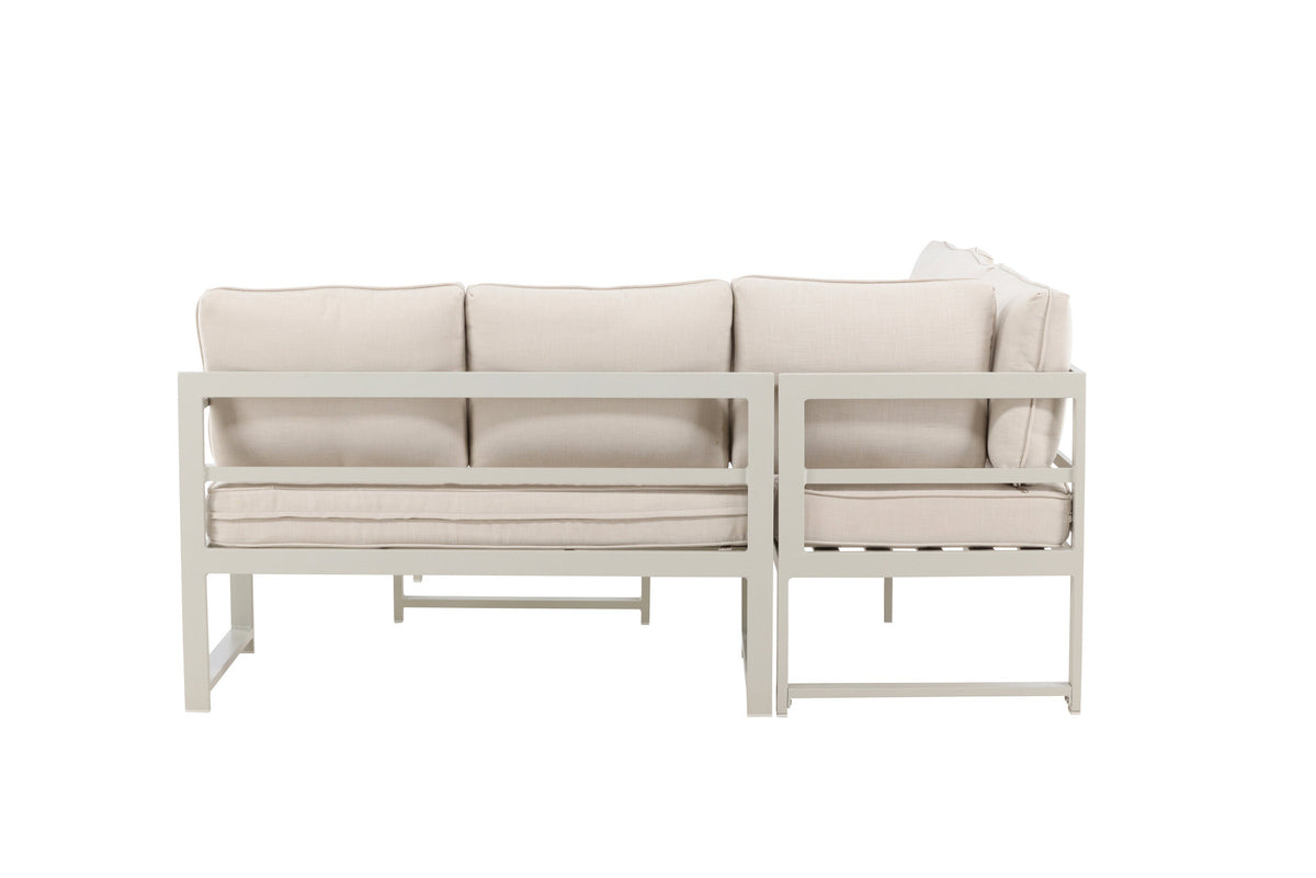 Salvador Ecksofa Outdoorset in Beige präsentiert im Onlineshop von KAQTU Design AG. Loungeset ist von Venture Home