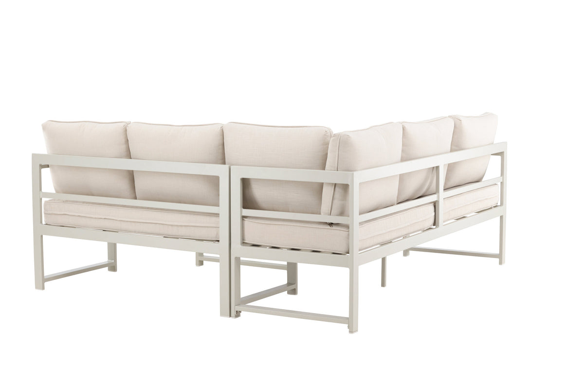 Salvador Ecksofa Outdoorset in Beige präsentiert im Onlineshop von KAQTU Design AG. Loungeset ist von Venture Home