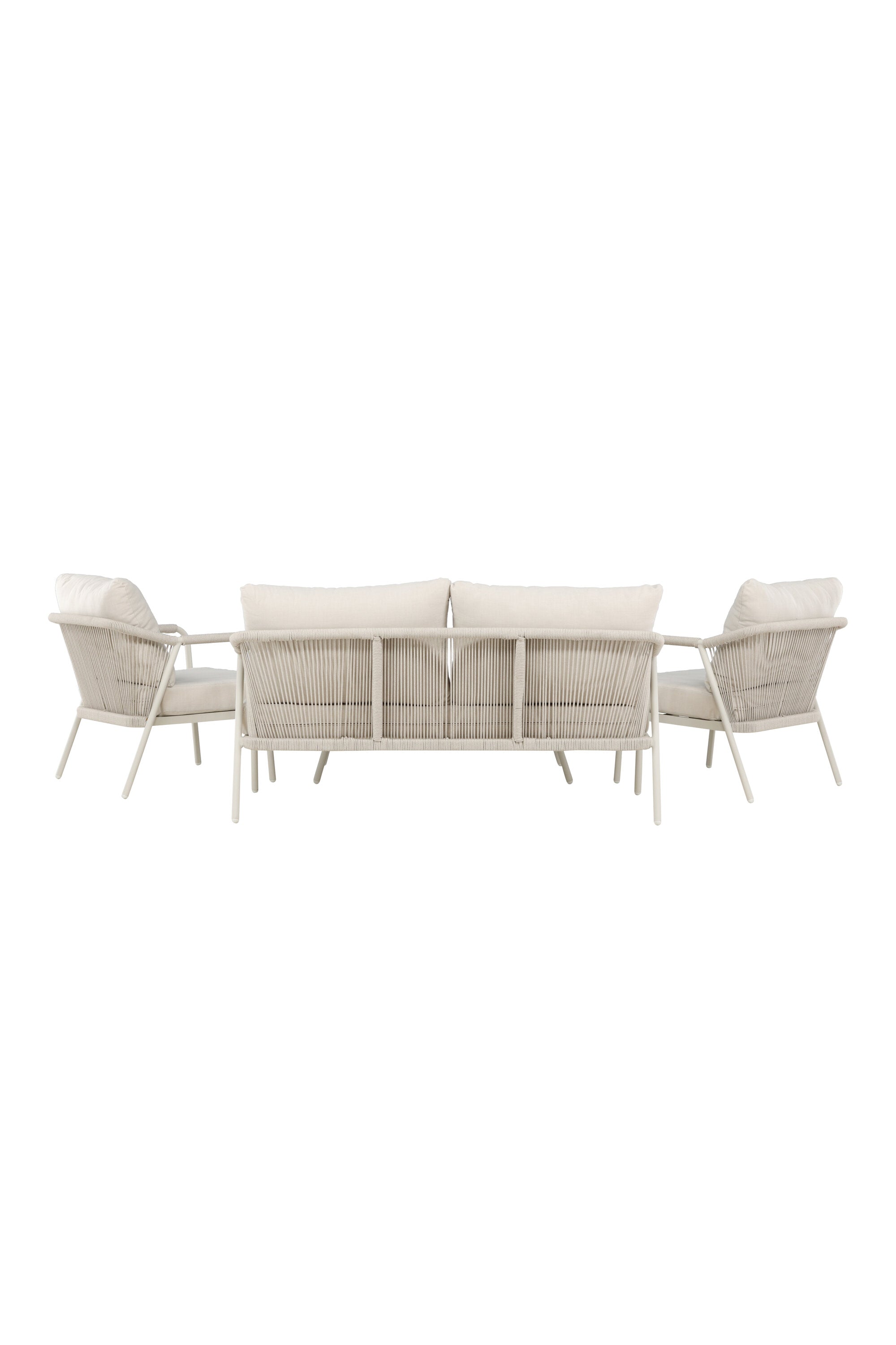 Das Sicily Lounge-Set von Venture Home bietet stilvolles Design und Komfort, perfekt für moderne Terrassen und Gärten.