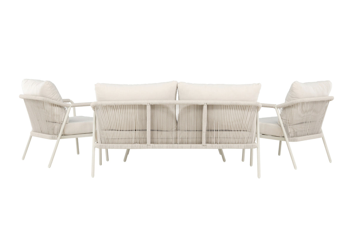 Sicily Lounge-Set in Beige präsentiert im Onlineshop von KAQTU Design AG. Loungeset ist von Venture Home