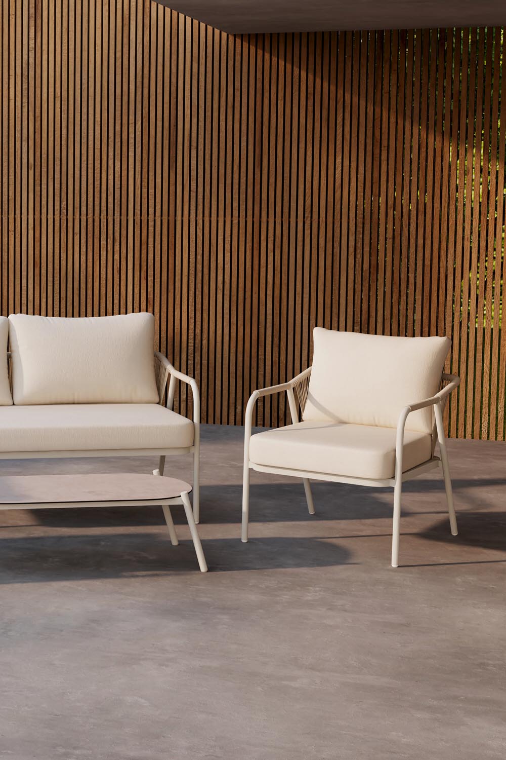 Sicily Lounge-Set in präsentiert im Onlineshop von KAQTU Design AG. Loungeset ist von Venture Home